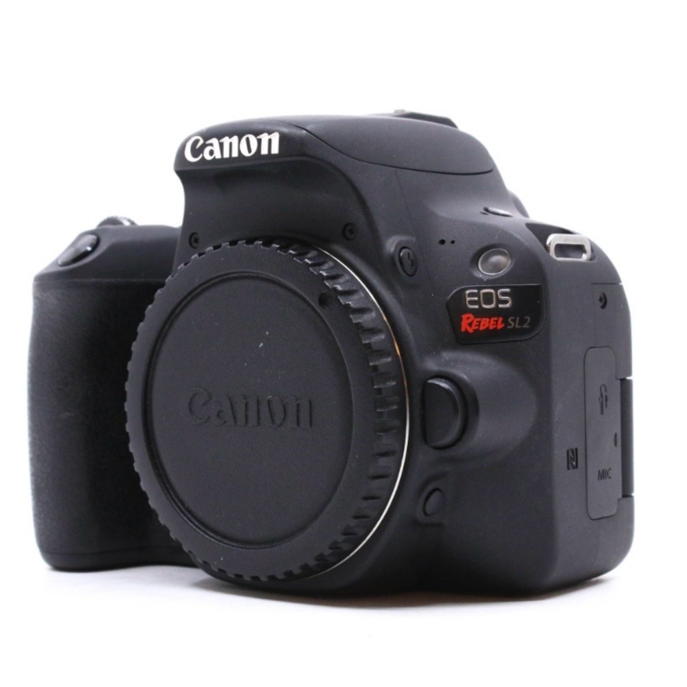 Canon EOS Rebel SL2 DSLR Camera - Black and Red